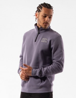 Huat Russell Athletic Arch 1/4 Zip Homme Violette | JQTI-01362