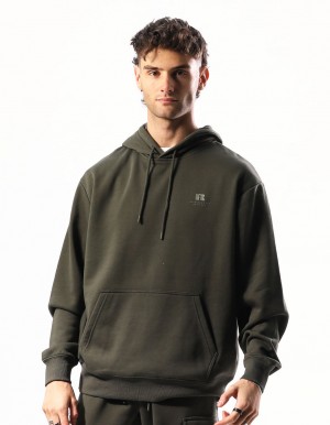 Sweat a Capuche Russell Athletic Brooklyn Homme Vert Olive | ZBJR-39108