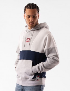 Sweat a Capuche Russell Athletic Hellcat Homme Grise Clair | QNKJ-32941