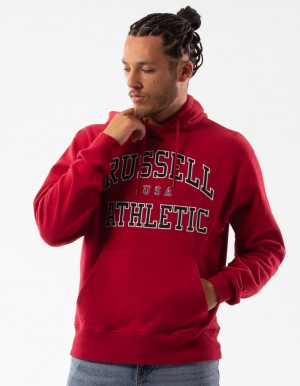 Sweat a Capuche Russell Athletic Mercer Homme Rose | HNQU-31786