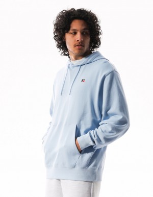 Sweat a Capuche Russell Athletic R Logo Homme Bleu | UFBV-09738