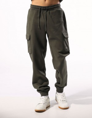 Track pants Russell Athletic Brooklyn Cargo Homme Vert Olive | XMNP-47591