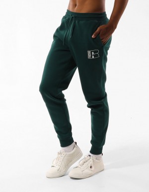 Track pants Russell Athletic Corp Inlay Logo Homme Vert | UITC-38496