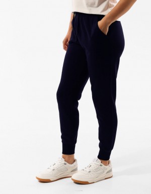 Track pants Russell Athletic Originals Femme Bleu Marine | RBDO-79086