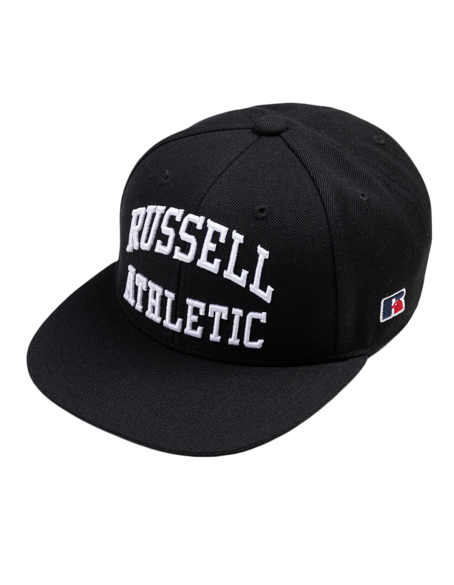 Casquettes Russell Athletic Arch Logo Snap Back 3D Embroidered Accessories Noir | LOQE-75092