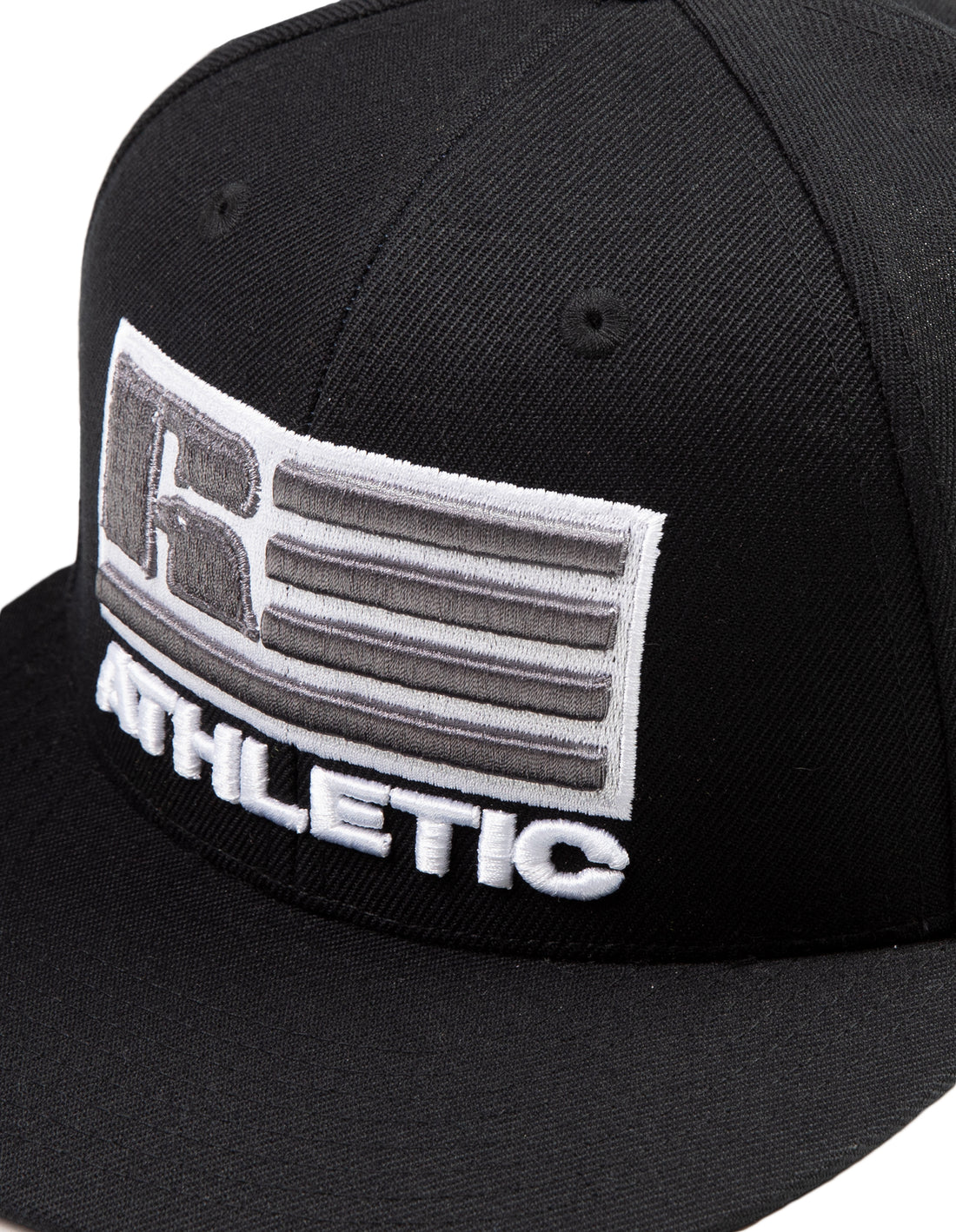 Casquettes Russell Athletic Patriot Logo Snap Back 3D Embroidered Accessories Noir | SRGU-09756