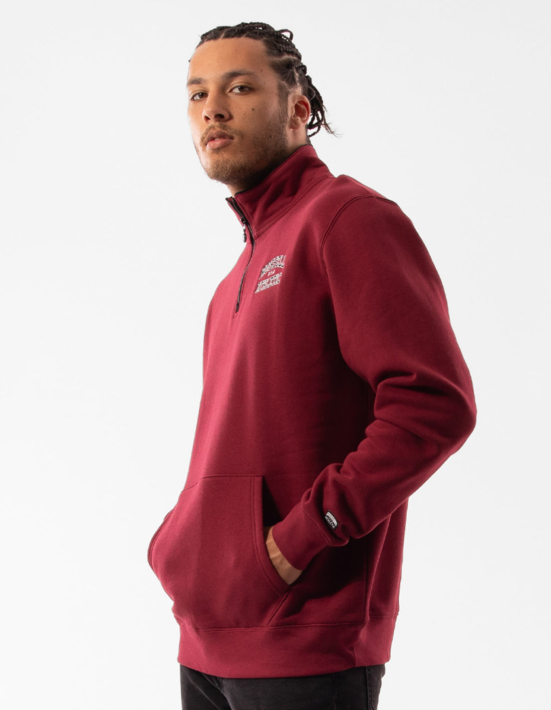 Huat Russell Athletic Arch 1/4 Zip Homme Bordeaux | NSVK-47832