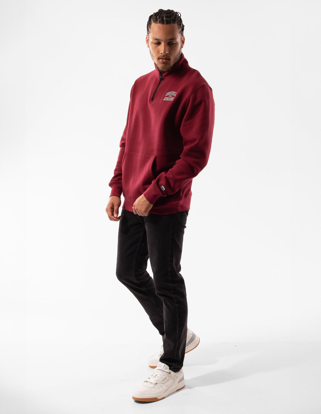 Huat Russell Athletic Arch 1/4 Zip Homme Bordeaux | NSVK-47832