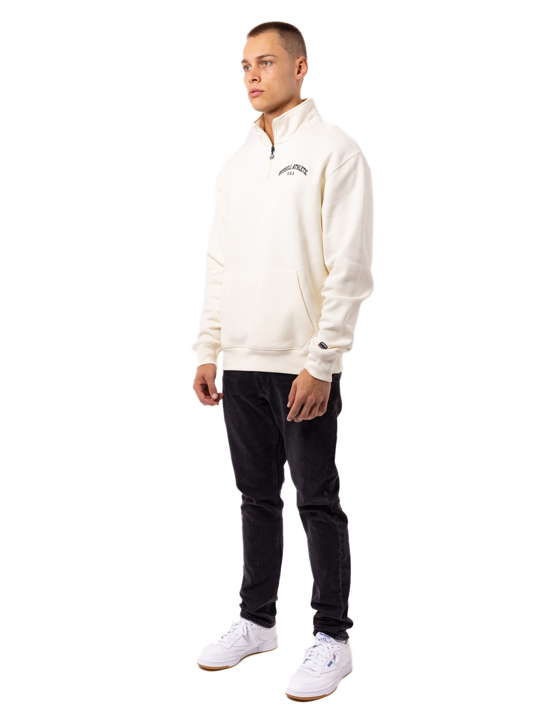 Huat Russell Athletic Big Arch 1/4 Zip Homme Blanche | WDZK-21385