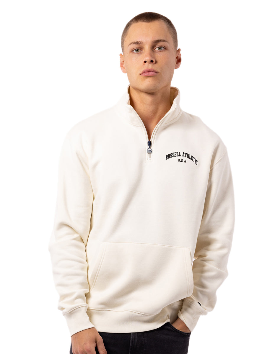 Huat Russell Athletic Big Arch 1/4 Zip Homme Blanche | WDZK-21385