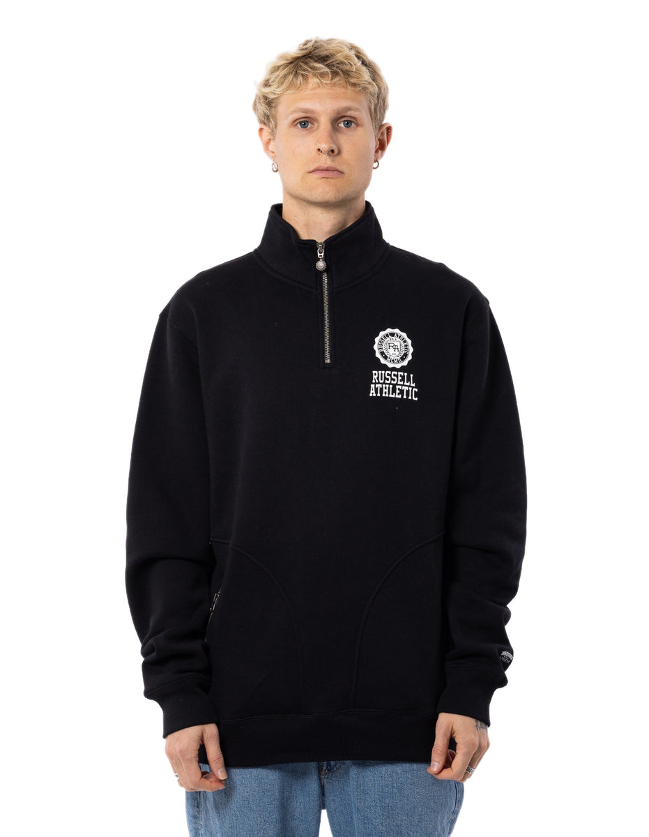 Huat Russell Athletic Glory 1/4 Zip Homme Noir | EQNF-37609