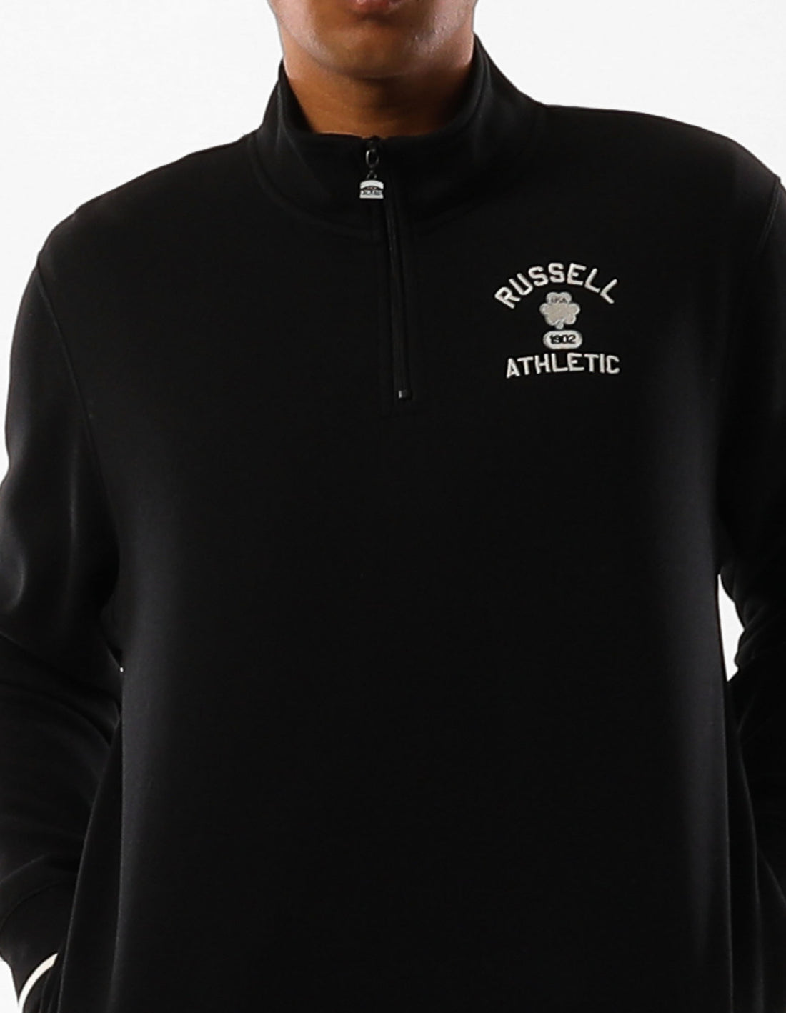 Huat Russell Athletic Lexington 1/4 Zip Homme Noir | LPRA-62159