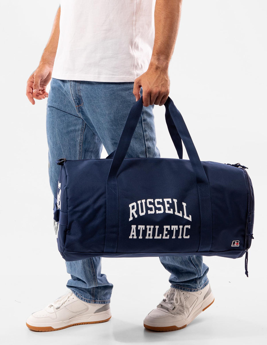 Sacs & Sacs à Dos Russell Athletic Arched Logo Barrel Accessories Bleu Marine | KRNA-31054