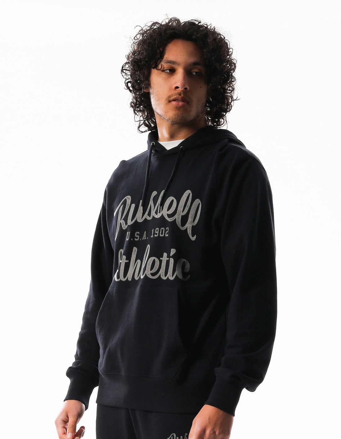 Sweat a Capuche Russell Athletic Baseball Arch Homme Grise | KECO-89510