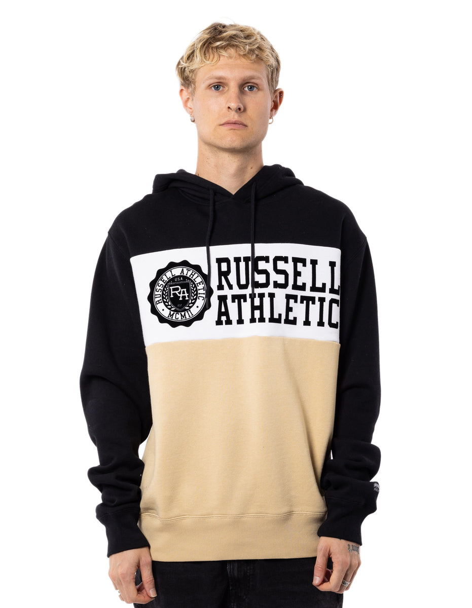 Sweat a Capuche Russell Athletic Carter Homme Beige Noir | RHZK-63982