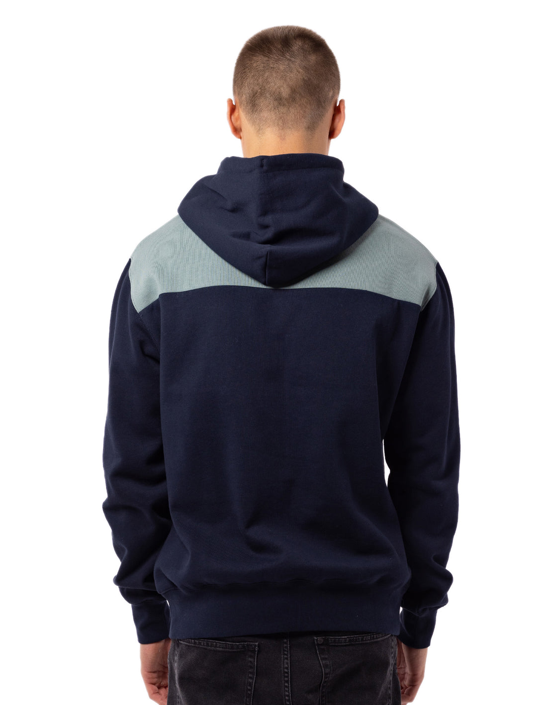 Sweat a Capuche Russell Athletic Chevron Homme Bleu Marine | LKFB-62401