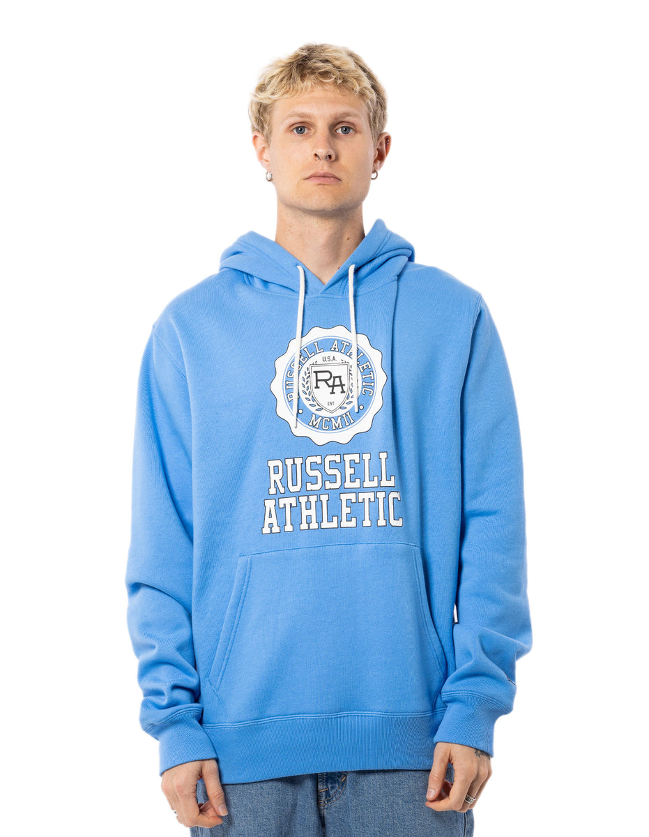 Sweat a Capuche Russell Athletic Collegiate Homme Bleu | GFUL-52419