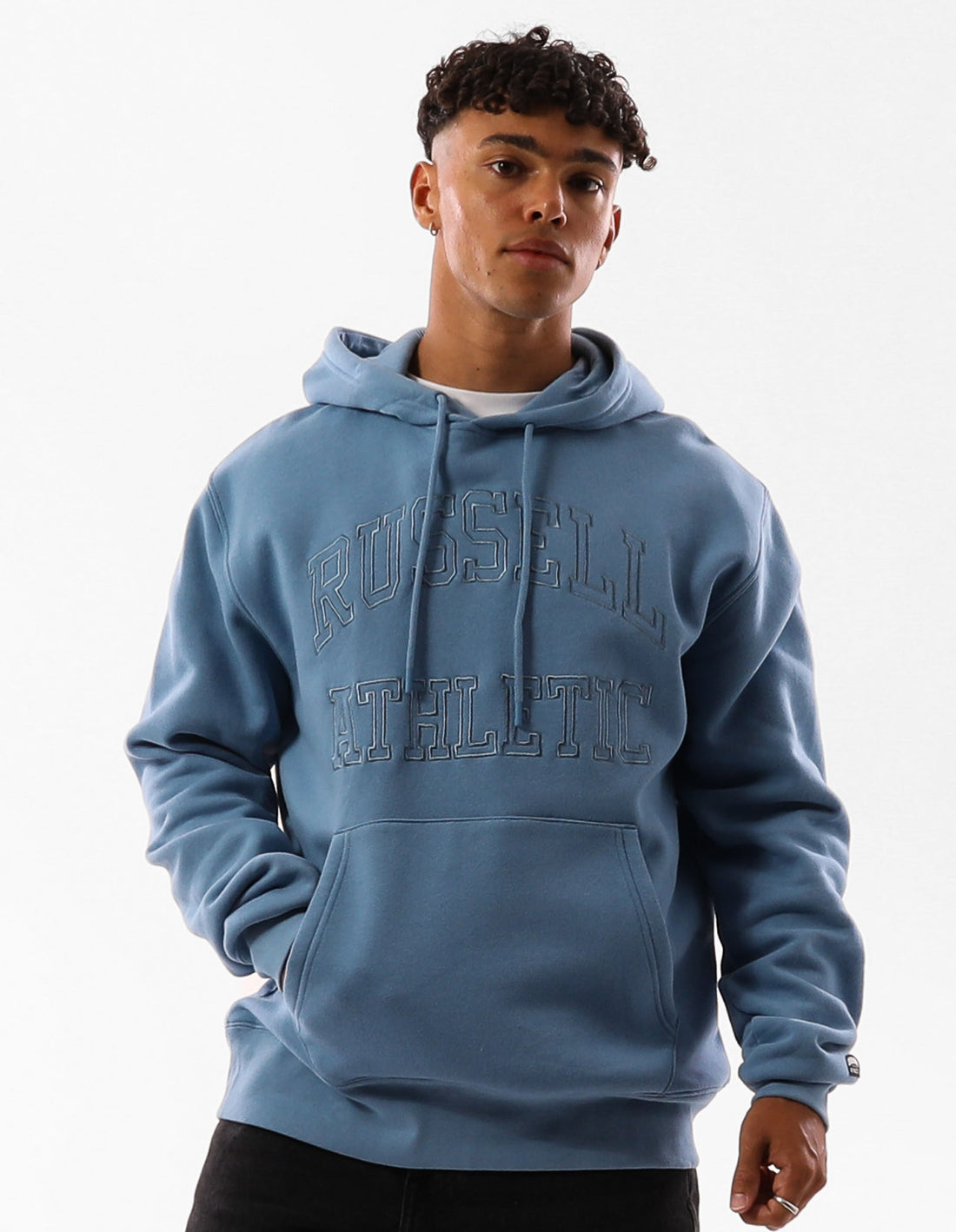 Sweat a Capuche Russell Athletic Greenwich Homme Bleu | EUPQ-64152