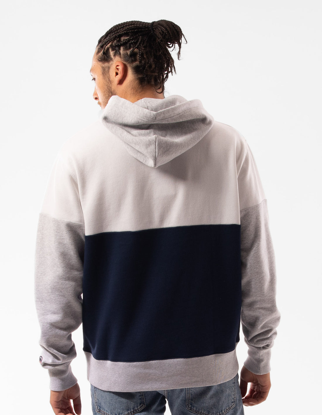 Sweat a Capuche Russell Athletic Hellcat Homme Grise Clair | QNKJ-32941