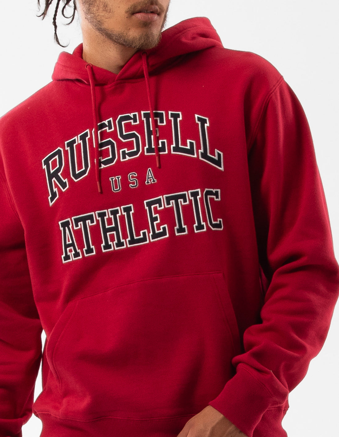 Sweat a Capuche Russell Athletic Mercer Homme Rose | HNQU-31786