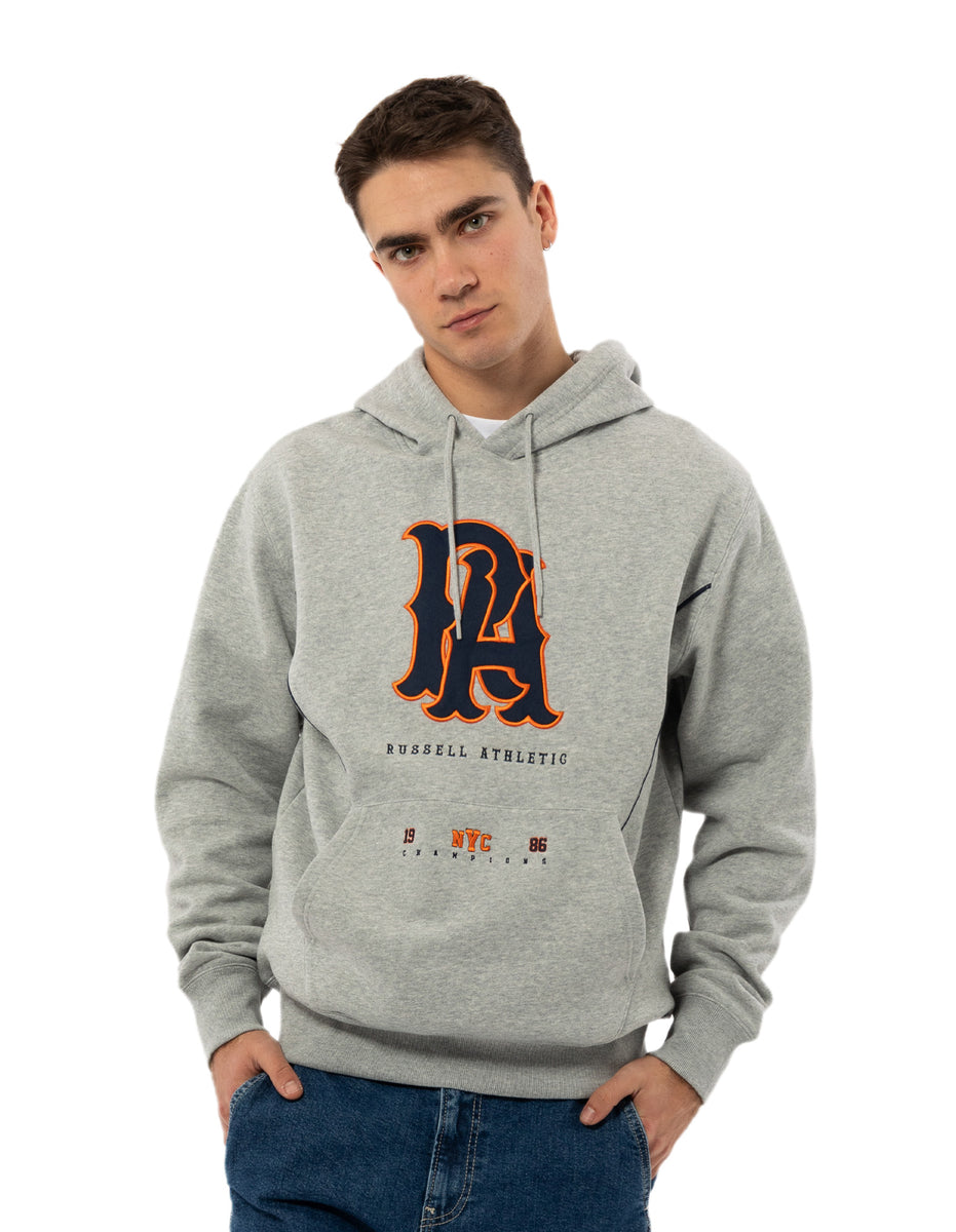 Sweat a Capuche Russell Athletic Midfielder Homme Grise | XHLW-01568