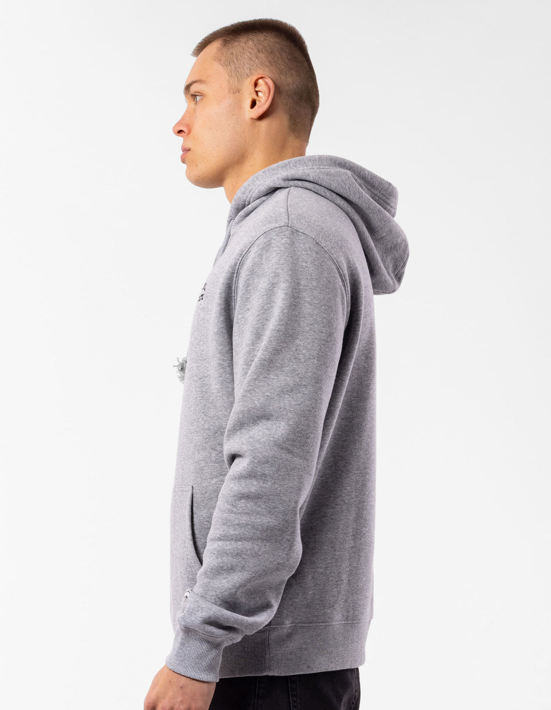 Sweat a Capuche Russell Athletic Originals Small Arch Homme Grise | MBXP-28653