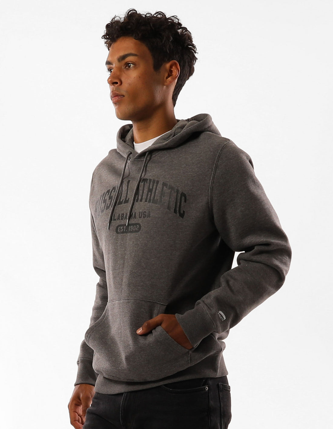 Sweat a Capuche Russell Athletic Originals Heritage Homme Grise Foncé | IPBY-96317