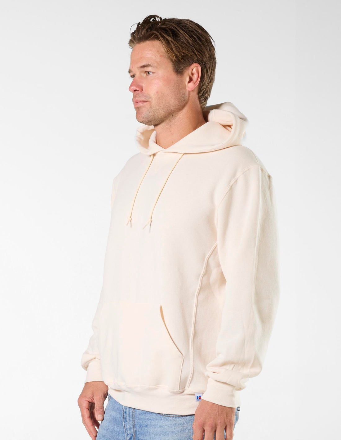 Sweat a Capuche Russell Athletic Unisex Dri Homme Blanche | ZLEA-43769