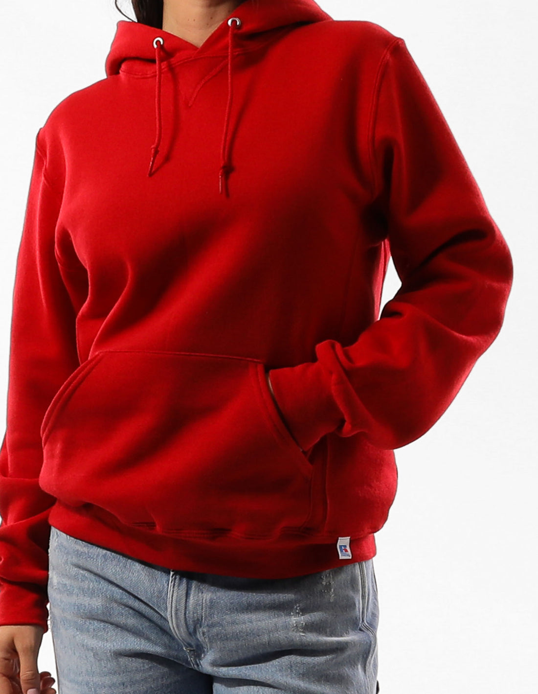 Sweat a Capuche Russell Athletic Unisex Dri Homme Rouge | ZXPS-96217