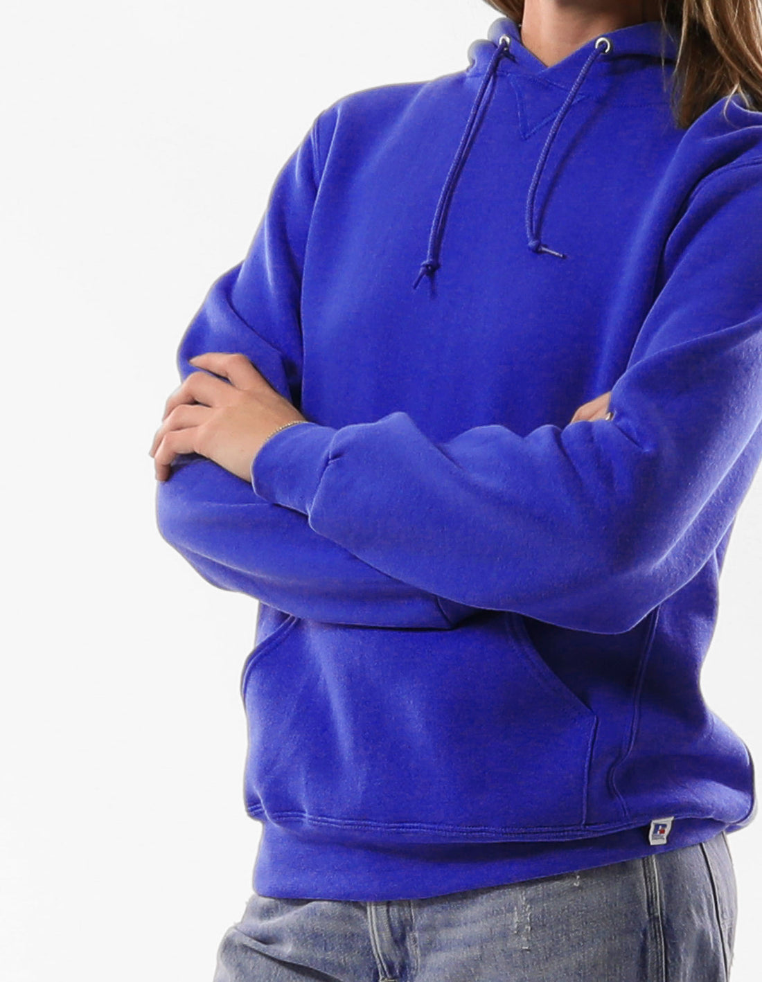 Sweat a Capuche Russell Athletic Unisex Dri Homme Bleu Royal | NPRQ-86325