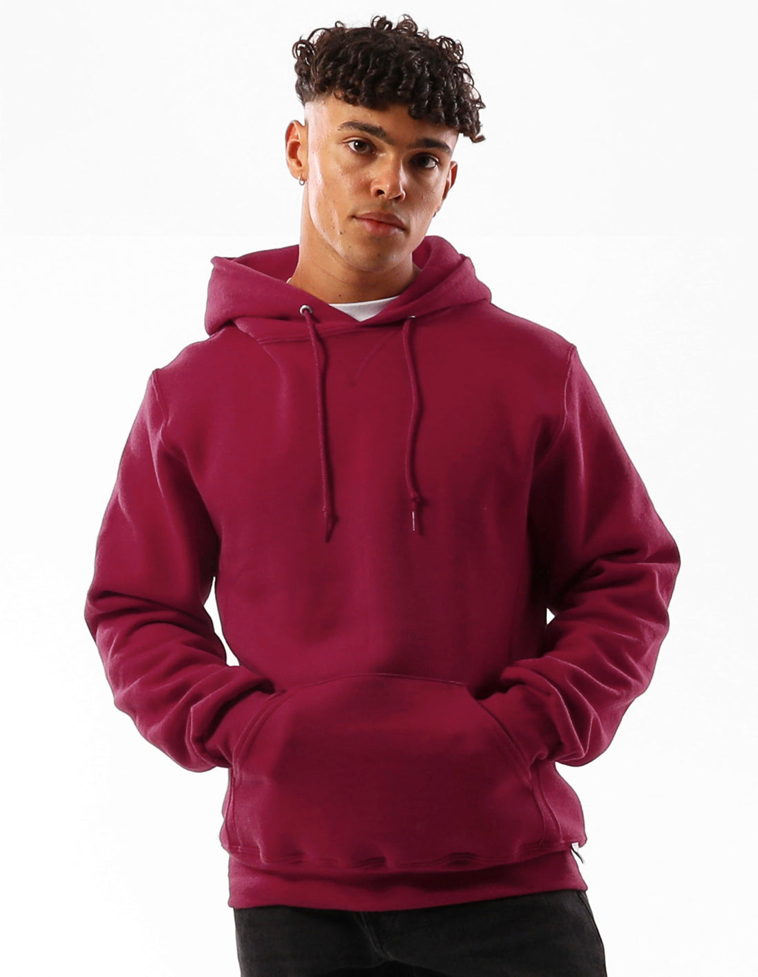 Sweat a Capuche Russell Athletic Unisex Dri Homme Bordeaux | GCFV-03674