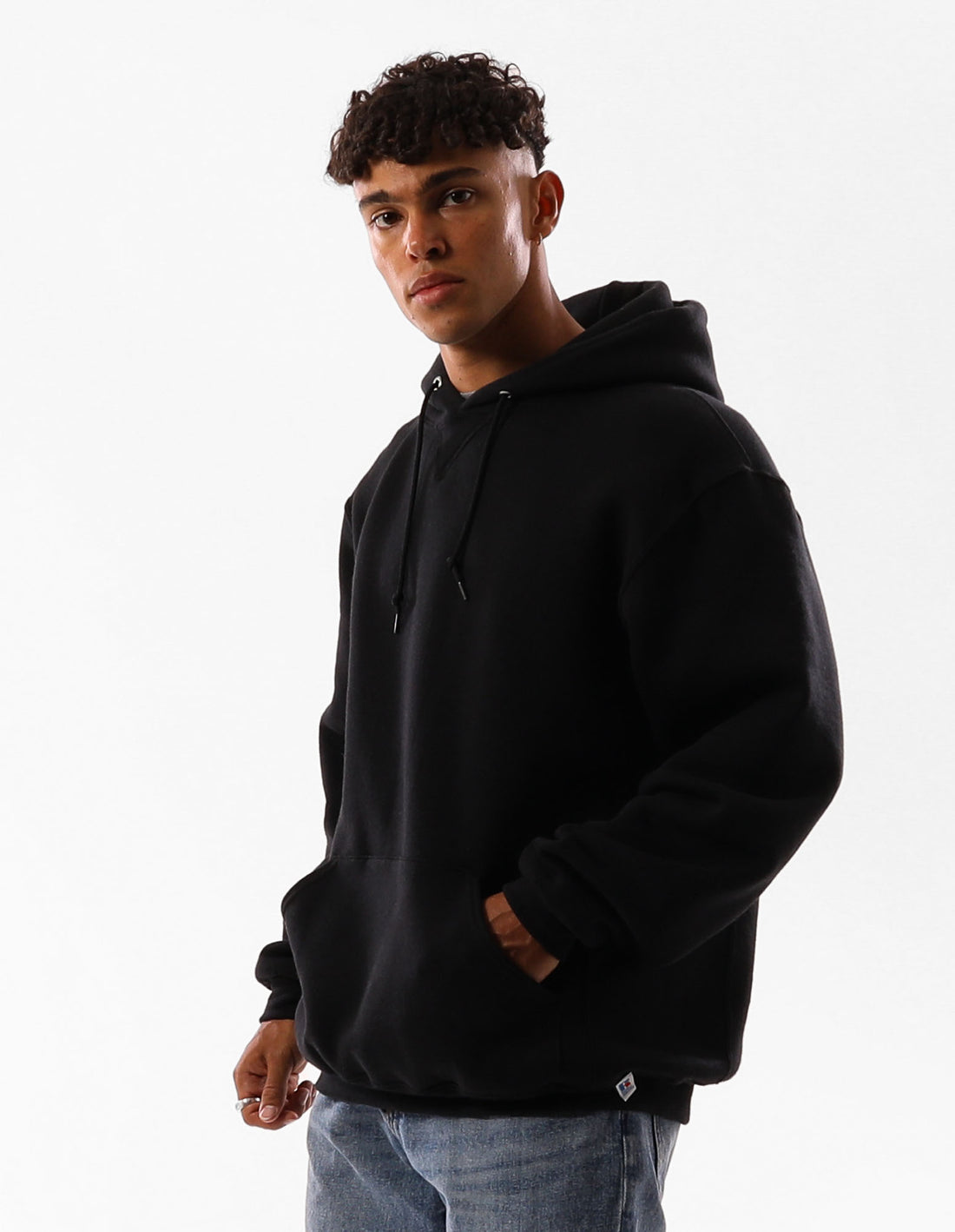 Sweat a Capuche Russell Athletic Unisex Dri Homme Noir | QXFM-92108