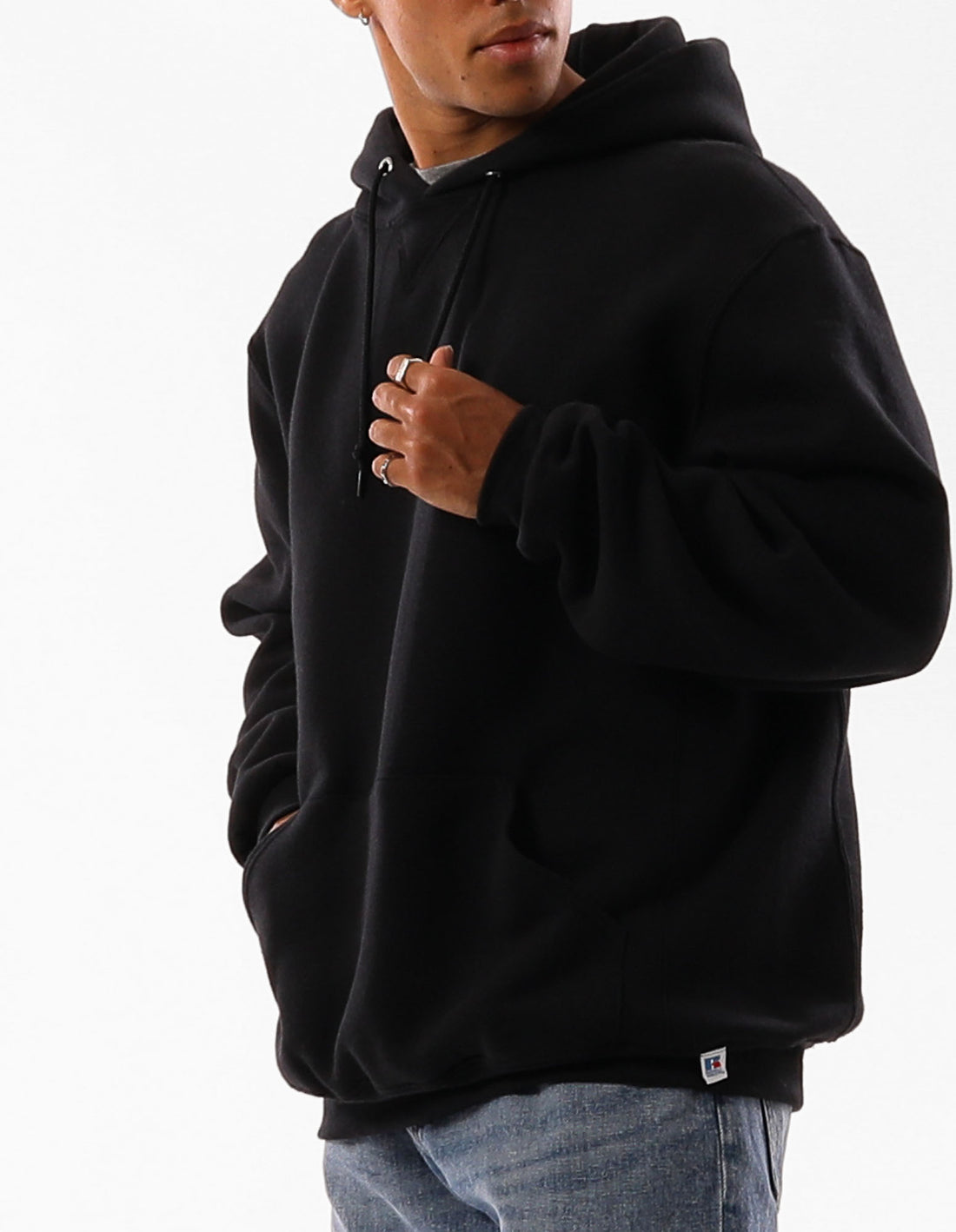 Sweat a Capuche Russell Athletic Unisex Dri Homme Noir | QXFM-92108