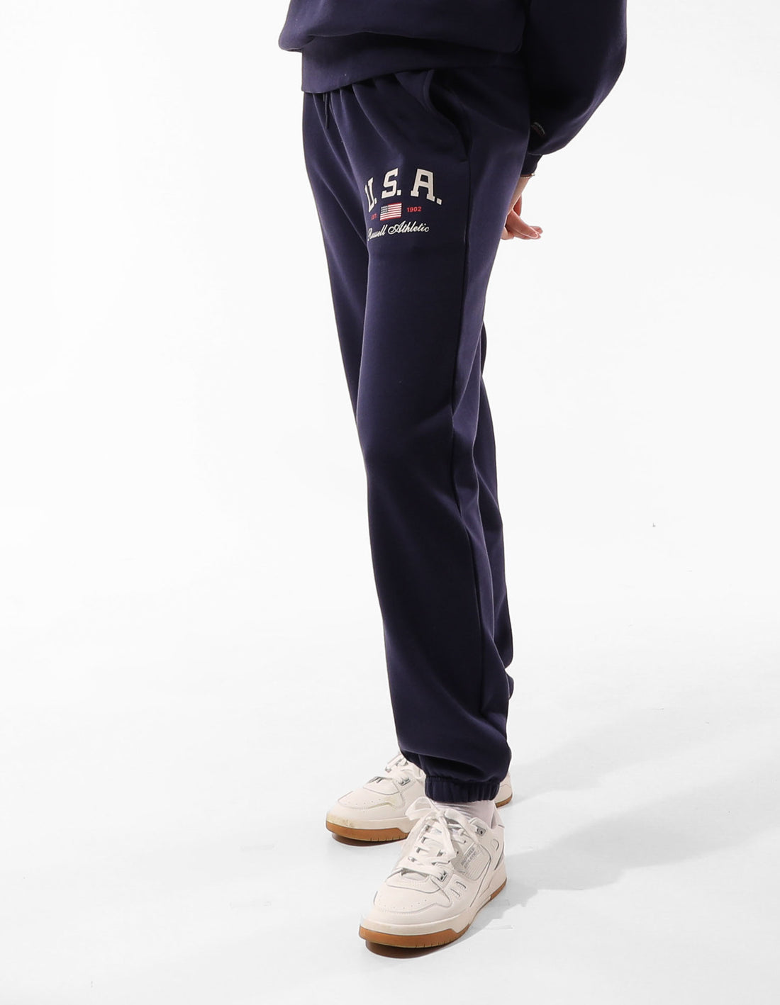 Track pants Russell Athletic 1902 Baggy Femme Bleu | NZXJ-38176