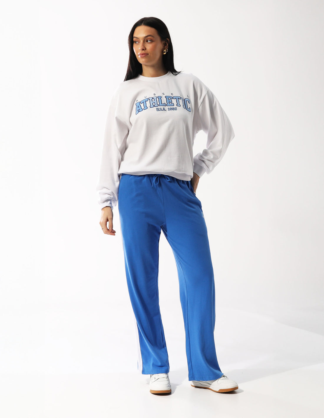 Track pants Russell Athletic Alabama Open Leg Femme Bleu | DLZV-32014