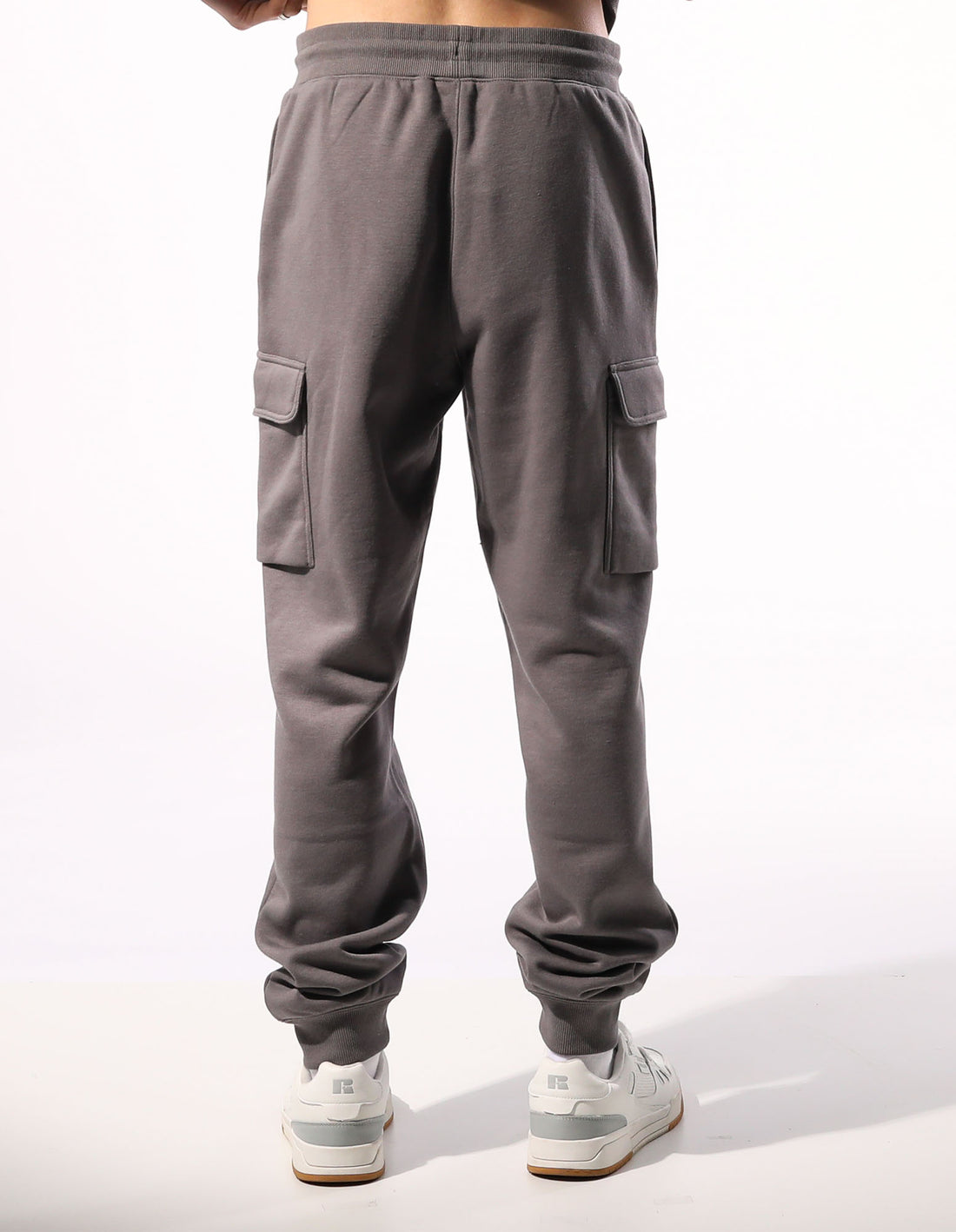 Track pants Russell Athletic Brooklyn Cargo Homme Grise Marron | IJWU-81627