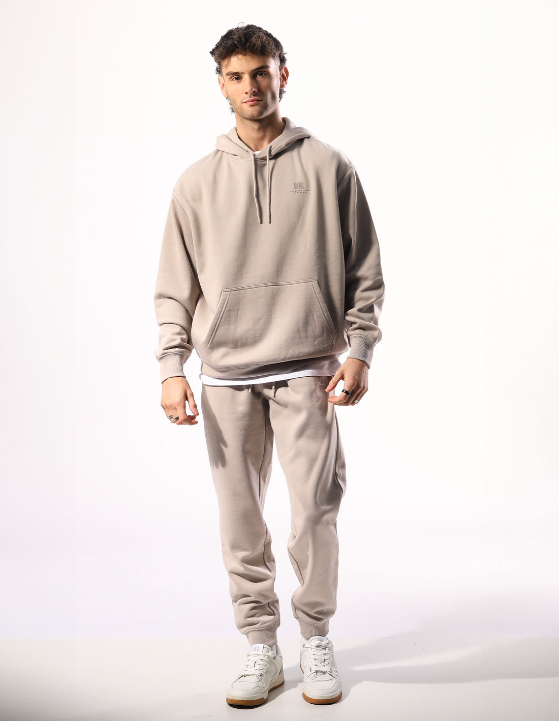 Track pants Russell Athletic Brooklyn Cuffed Homme Beige | TDFK-50426