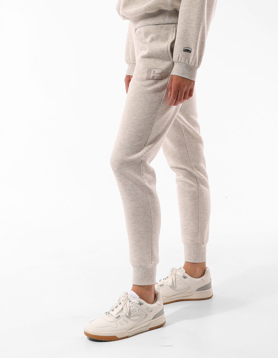 Track pants Russell Athletic Corp Inlay Logo Femme Beige | SGRV-08657