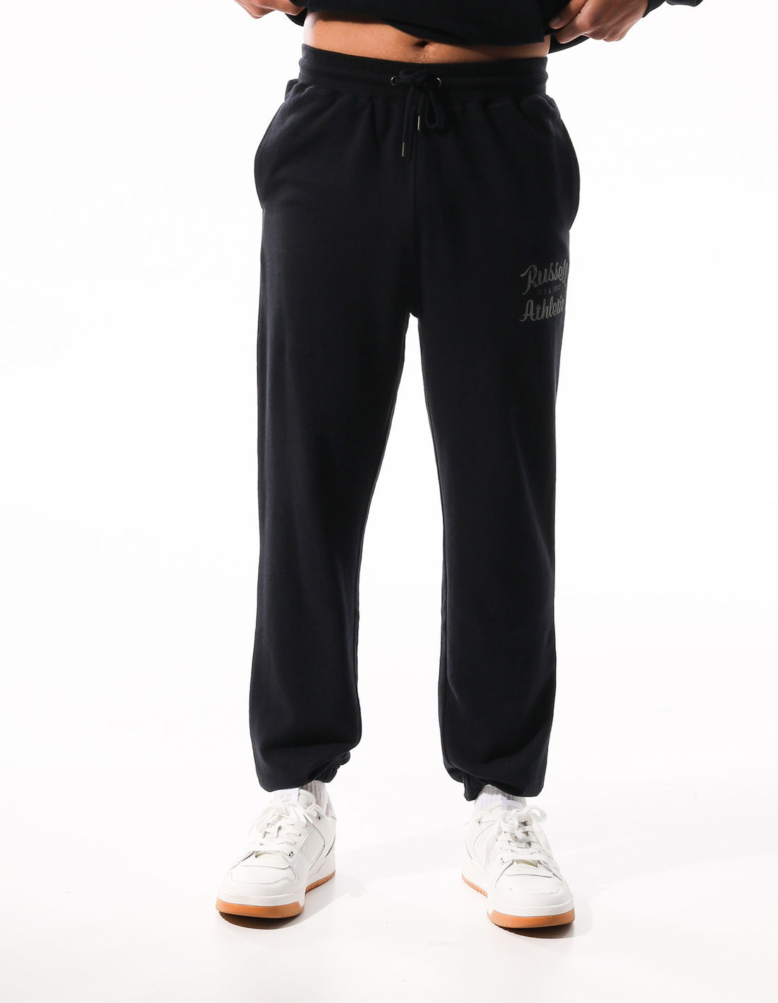 Track pants Russell Athletic Distressed Baseball Homme Grise | QCES-67823