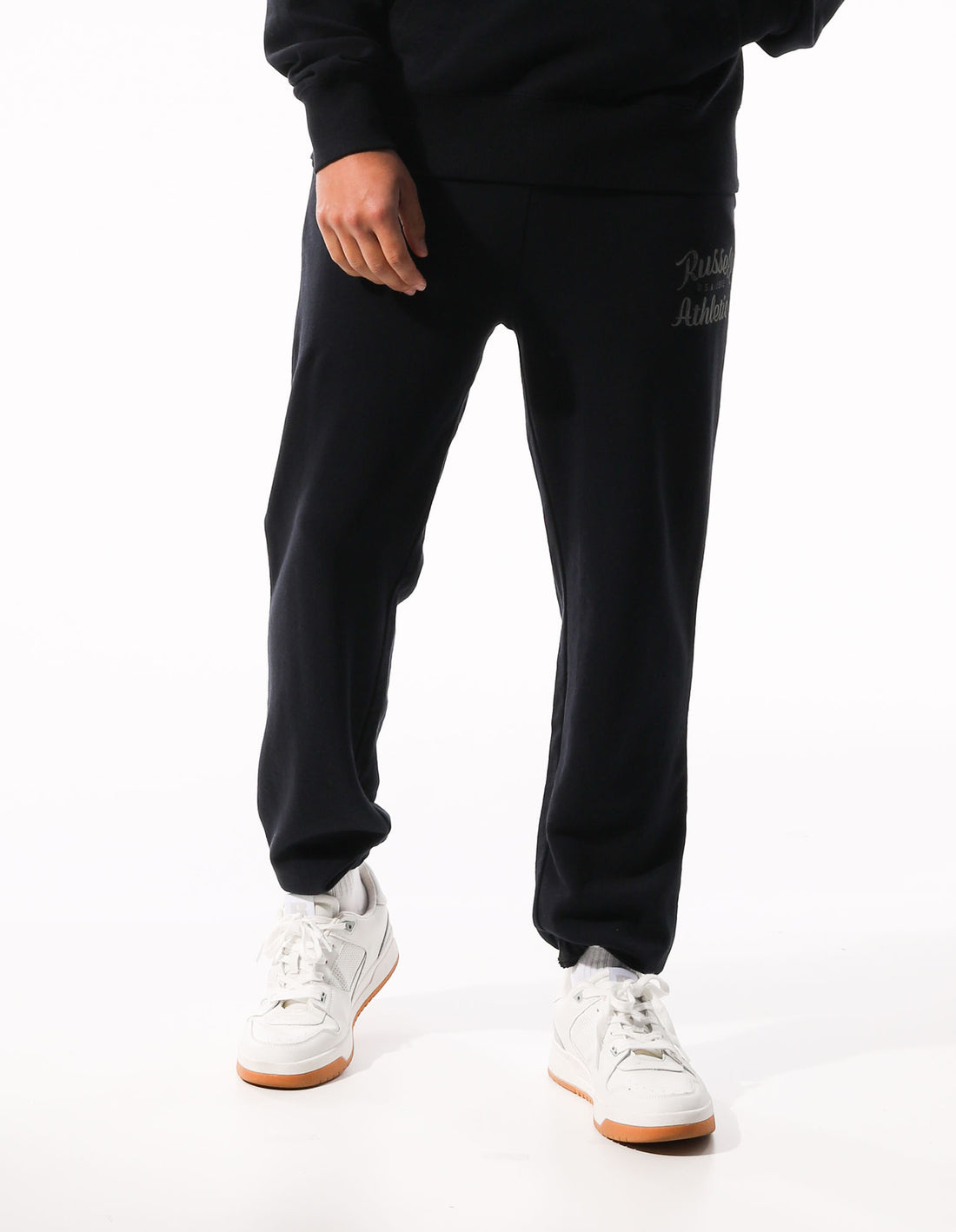 Track pants Russell Athletic Distressed Baseball Homme Grise | QCES-67823