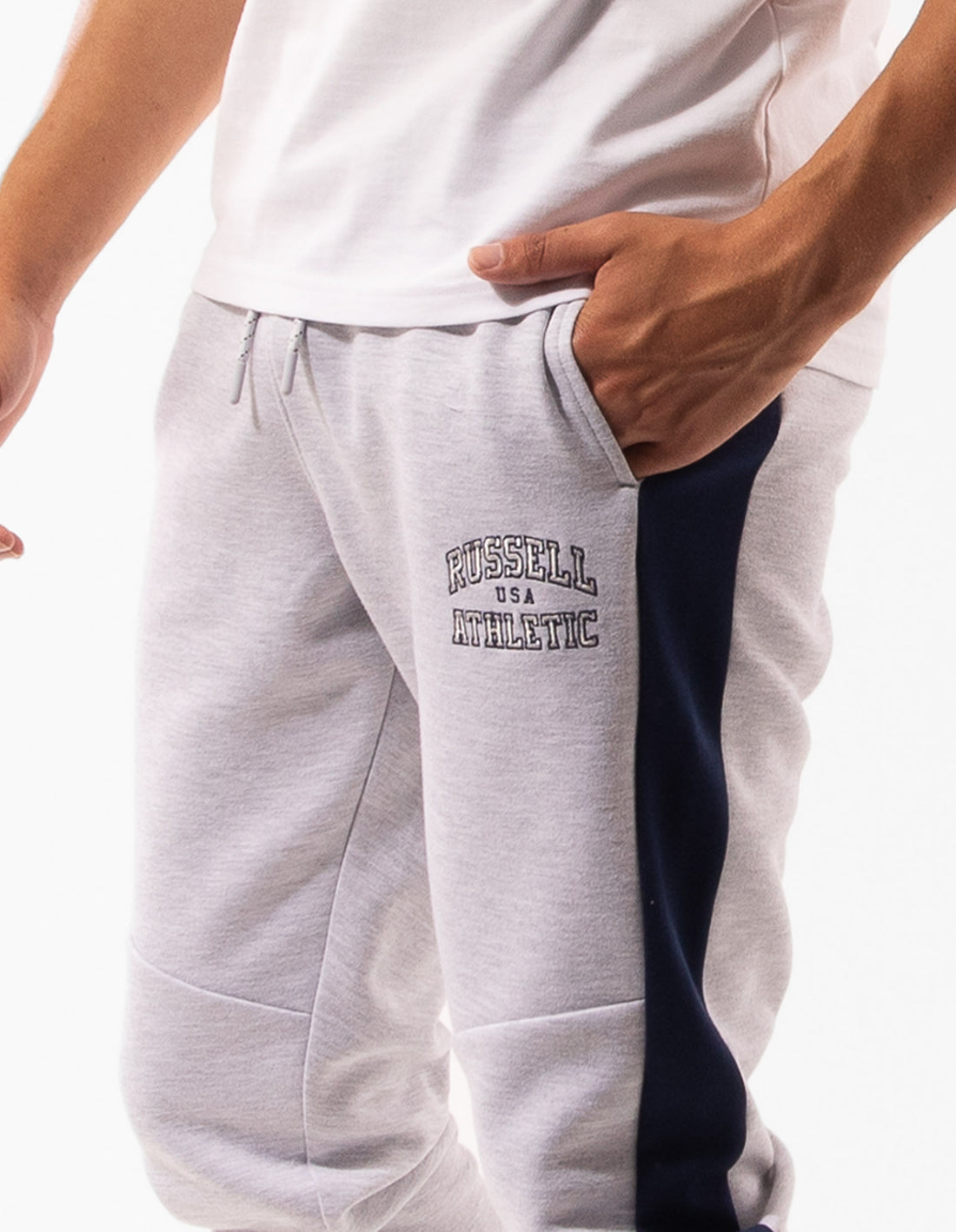 Track pants Russell Athletic Hellcat Homme Blanche | LKWZ-54197