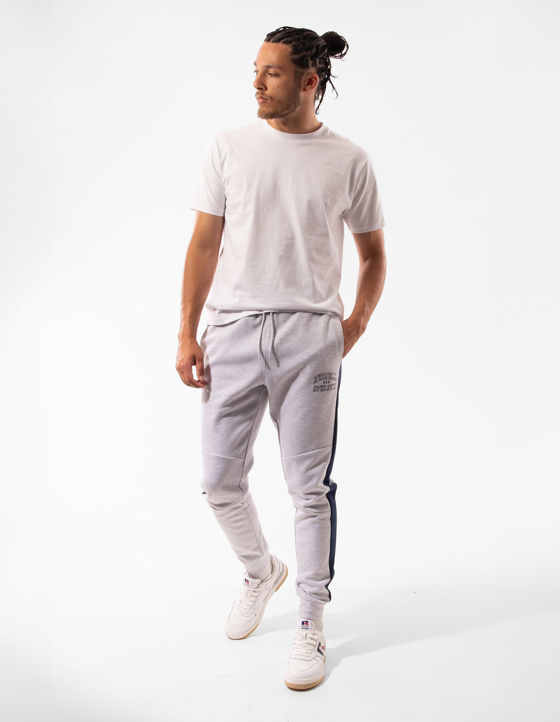 Track pants Russell Athletic Hellcat Homme Blanche | LKWZ-54197