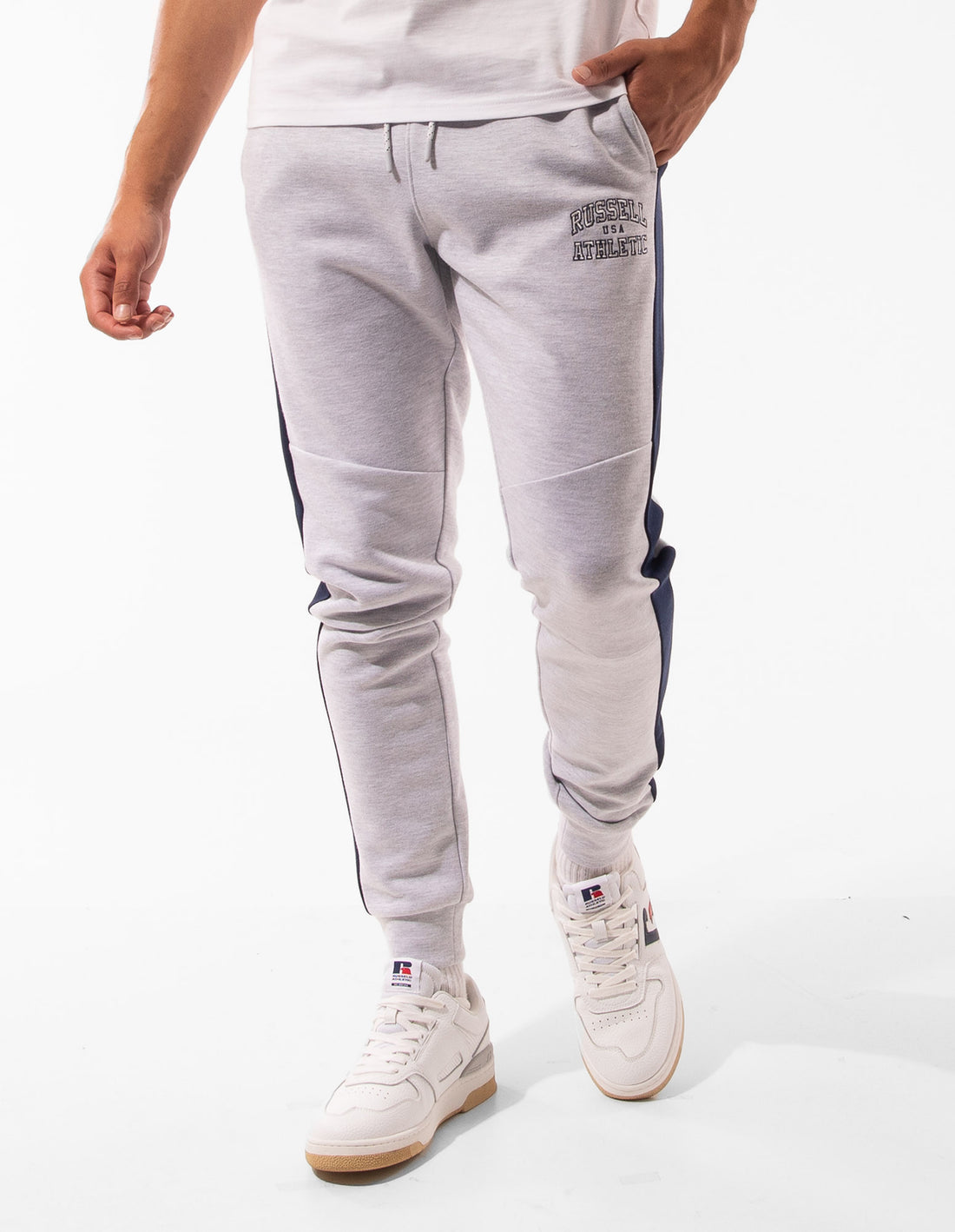 Track pants Russell Athletic Hellcat Homme Blanche | LKWZ-54197