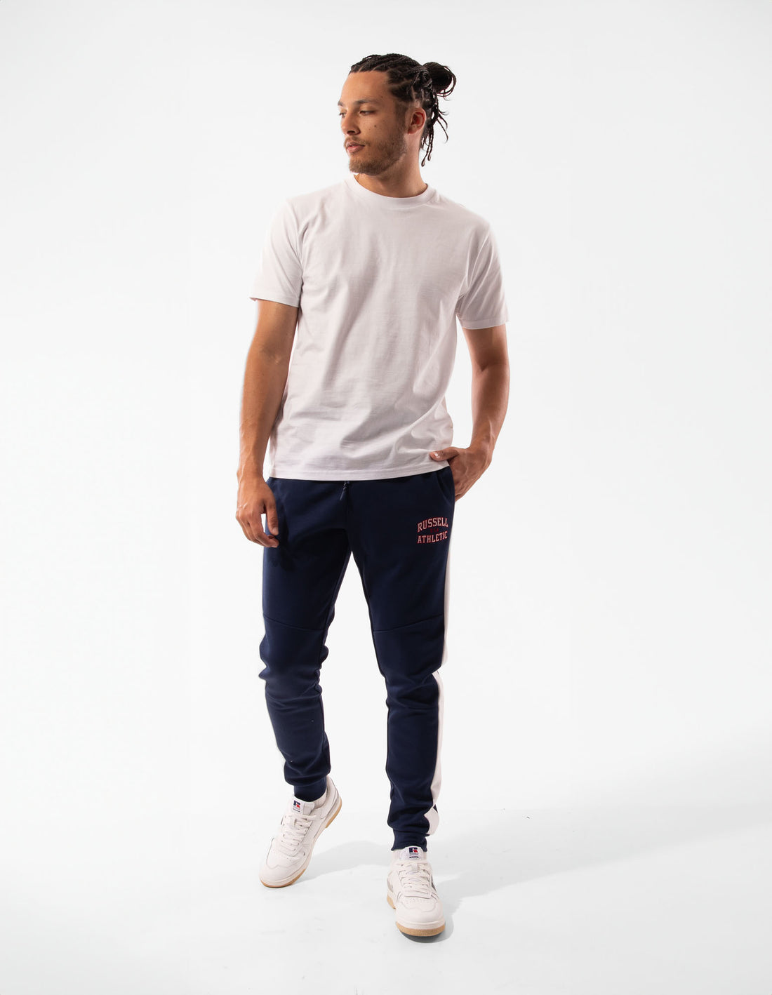 Track pants Russell Athletic Hellcat Homme Bleu Marine | GCQE-81329