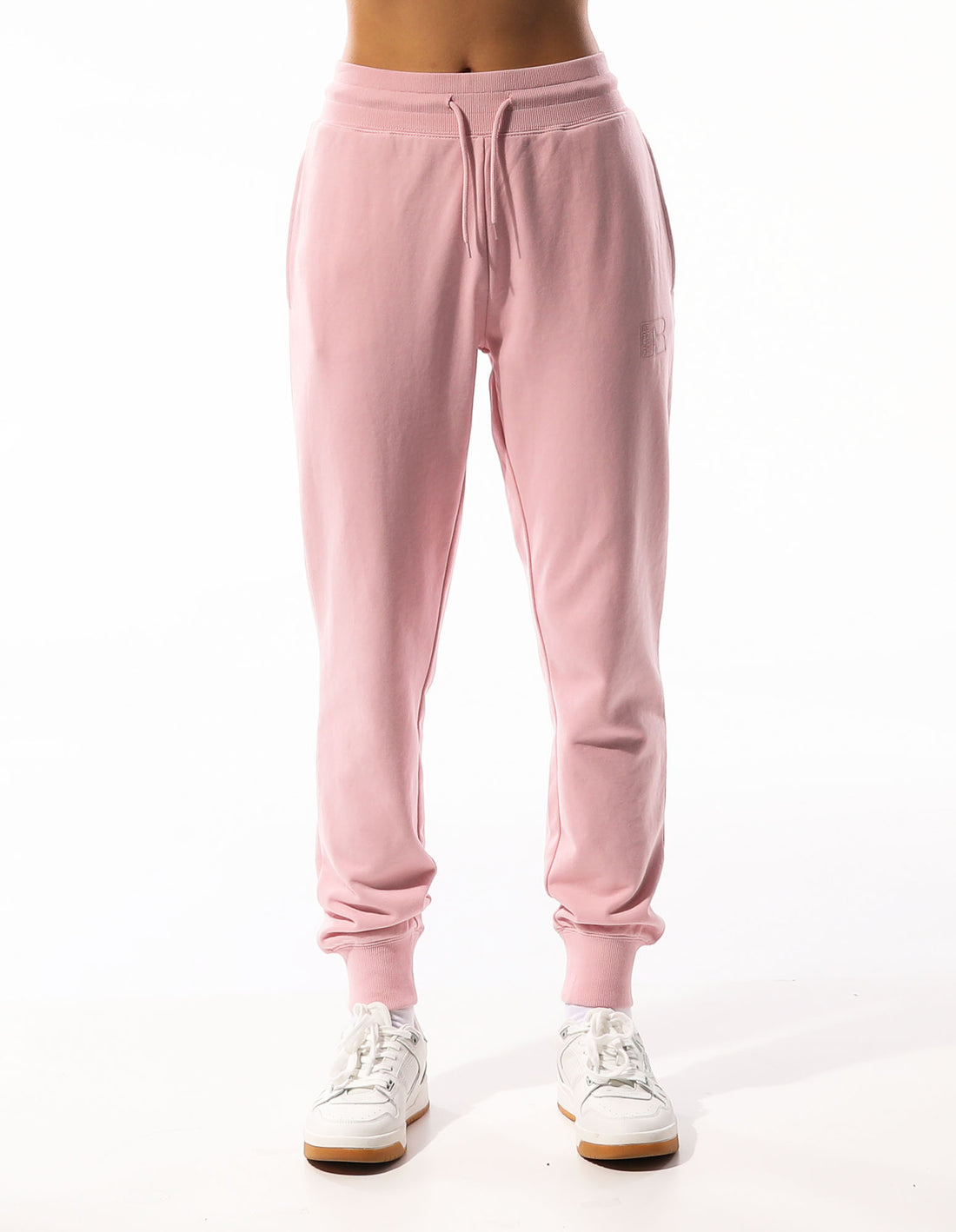 Track pants Russell Athletic Inlay Logo Unbrushed Femme Rose | VEYR-07941