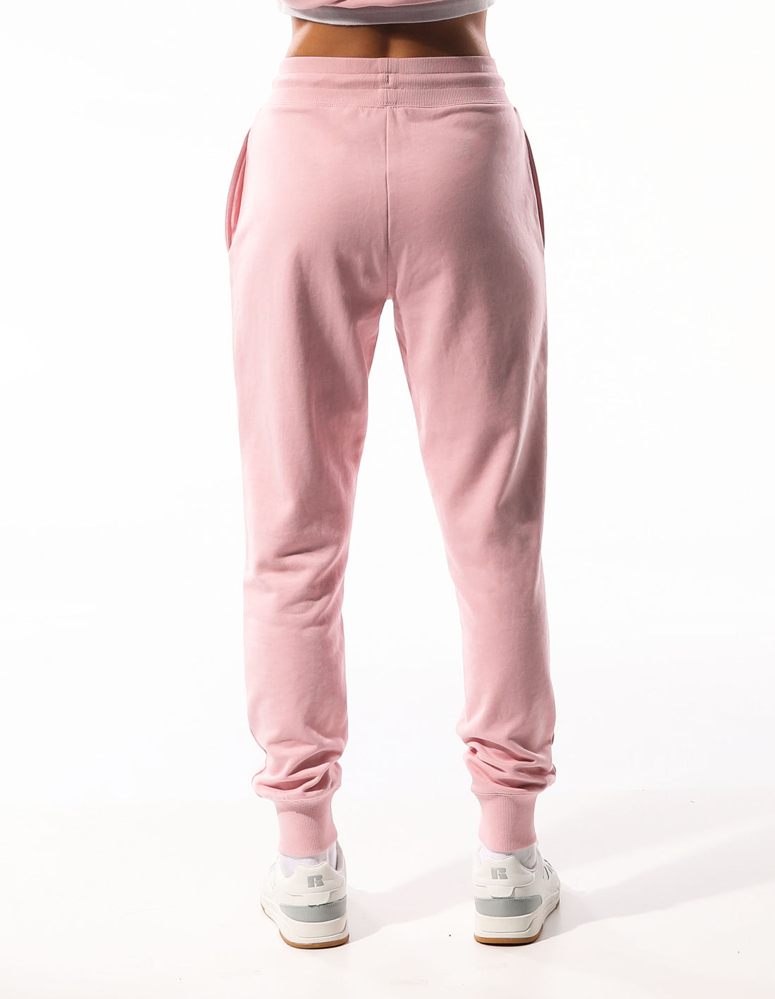 Track pants Russell Athletic Inlay Logo Unbrushed Femme Rose | VEYR-07941