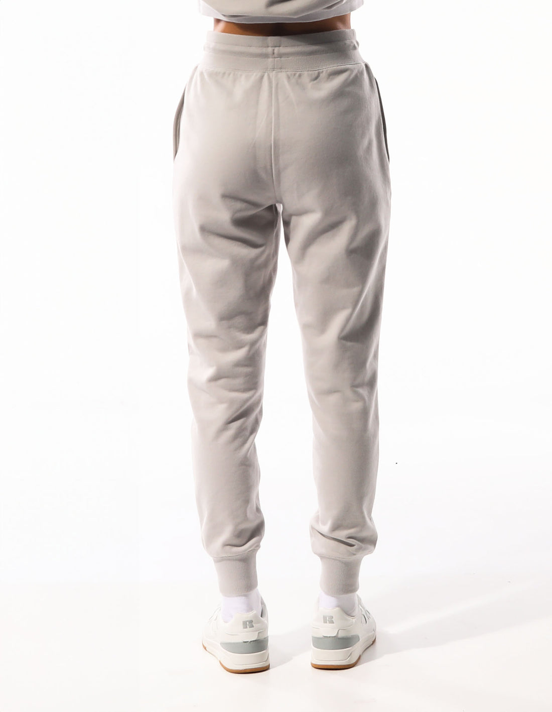 Track pants Russell Athletic Inlay Logo Unbrushed Femme Beige | DBVY-39472