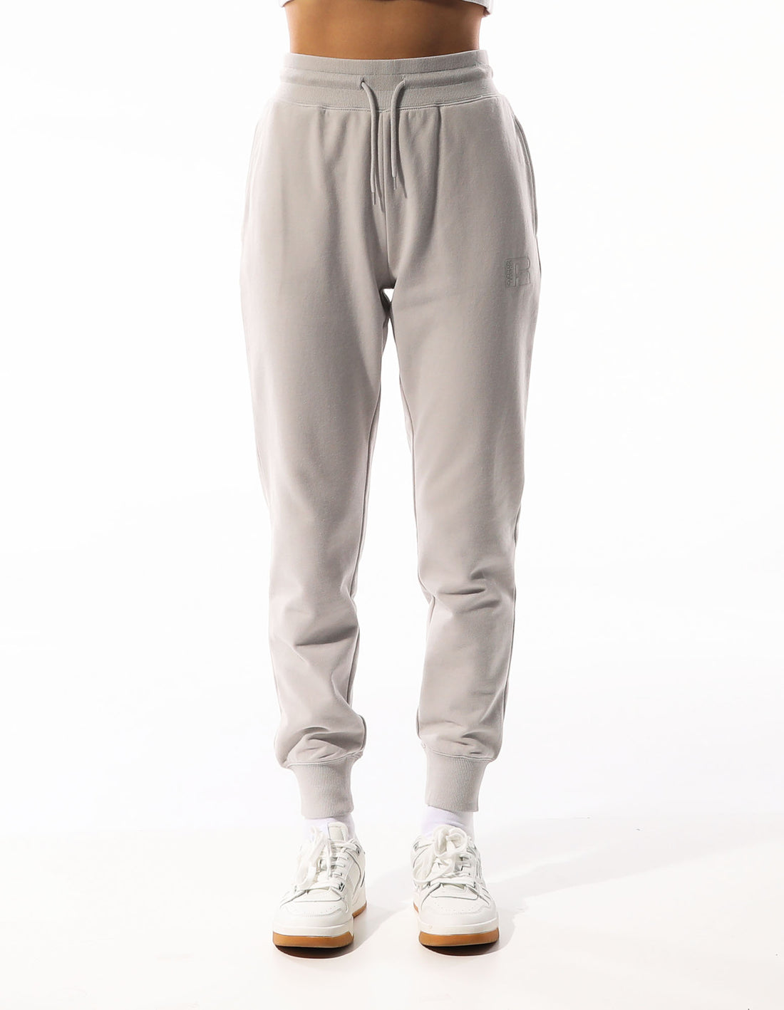 Track pants Russell Athletic Inlay Logo Unbrushed Femme Beige | DBVY-39472