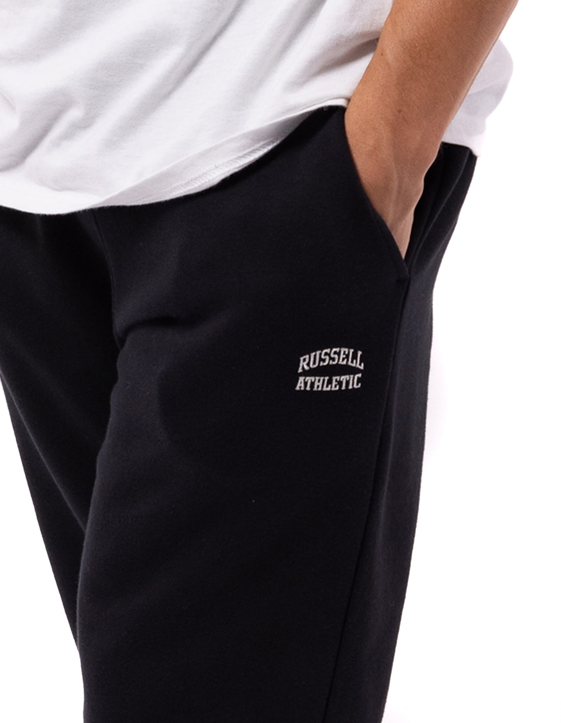 Track pants Russell Athletic Originals Open Leg Homme Noir | ZLMG-70832