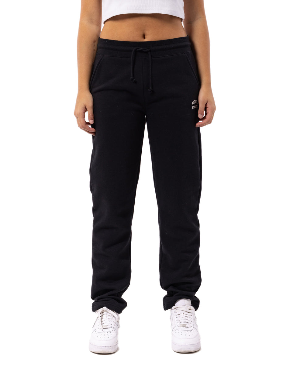 Track pants Russell Athletic Originals Small Arch Open Leg Femme Noir | KHWQ-48639